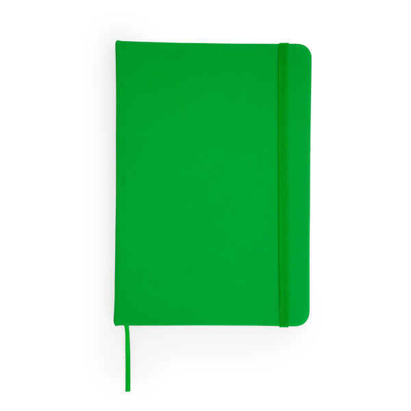 Stamina Coral notebook A6 in fern green, ready for logo printing