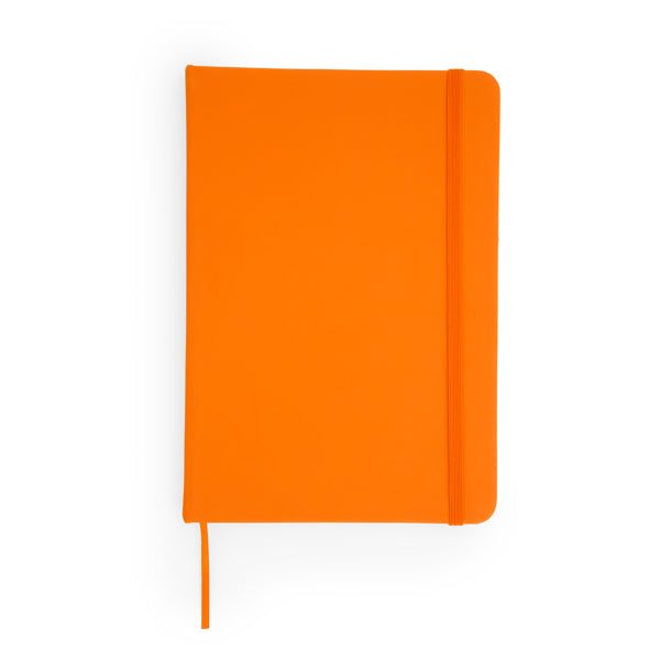 Stamina Coral notebook A6 in orange, ready for logo printing
