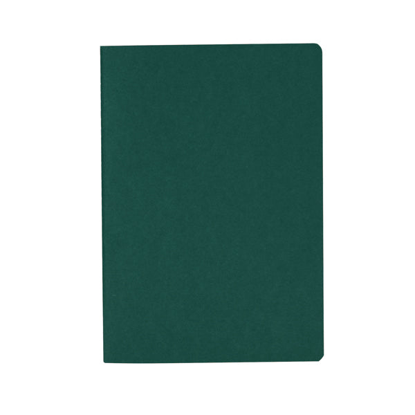 Stamina Danica recycled cardboard notebook A5 in green, ready for logo printing