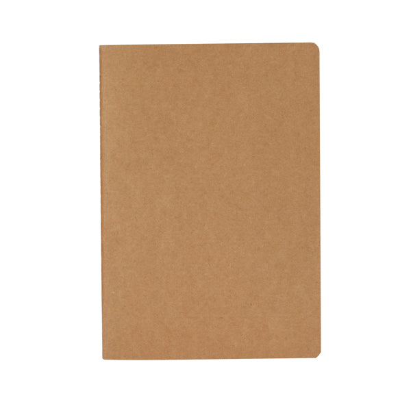 Stamina Danica recycled cardboard notebook A5 in beige, ready for logo printing