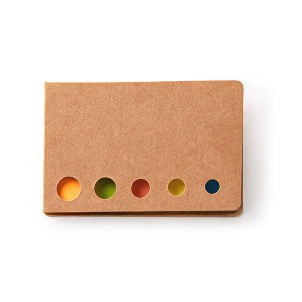 Stamina Innis recycled cardboard and paper notebook in beige, ready for logo printing