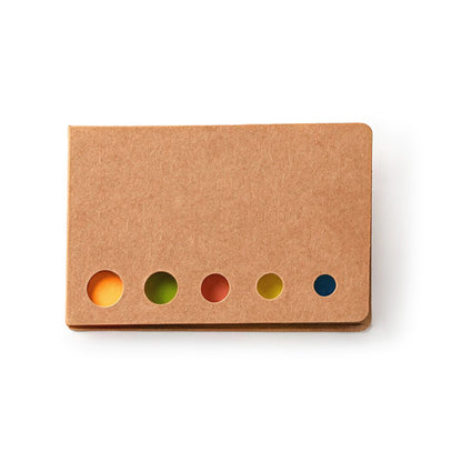 Stamina Innis recycled cardboard and paper notebook in beige, ready for logo printing