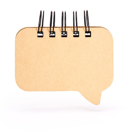 Stamina Anfi recycled cardboard and paper notebook in beige, ready for logo printing