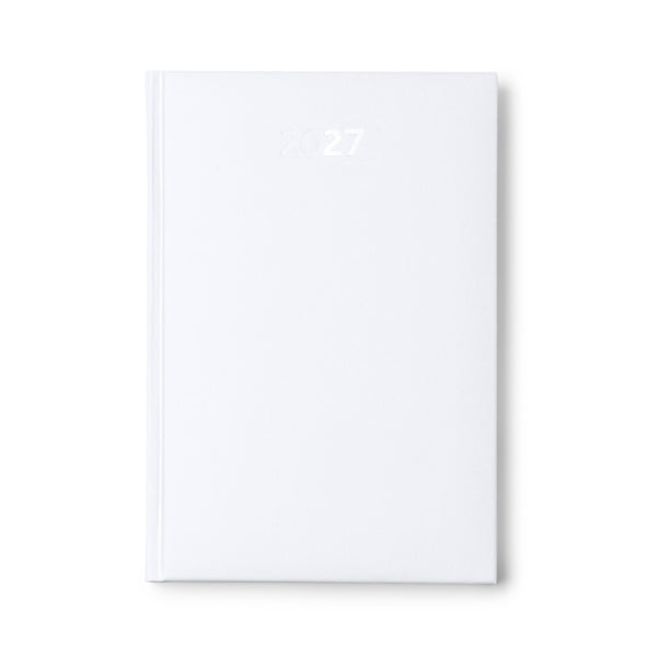 Stamina Horus PU and paper notebook A5 in white, ready for logo printing