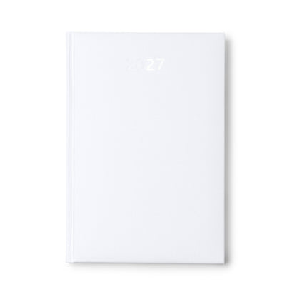 Stamina Horus PU and paper notebook A5 in white, ready for logo printing