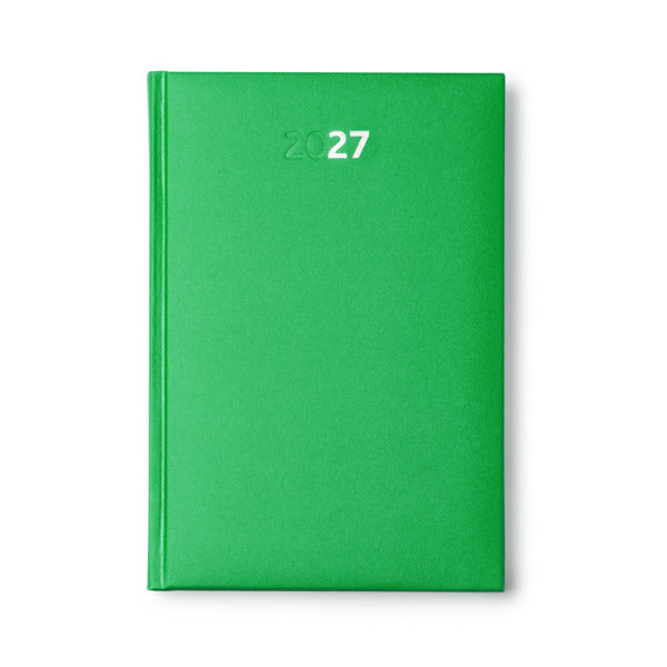 Stamina Horus PU and paper notebook A5 in fern green, ready for logo printing