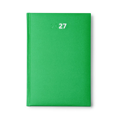 Stamina Horus PU and paper notebook A5 in fern green, ready for logo printing