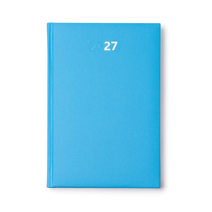 Stamina Horus PU and paper notebook A5 in light royal, ready for logo printing