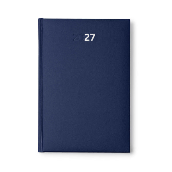Stamina Horus PU and paper notebook A5 in navy blue, ready for logo printing