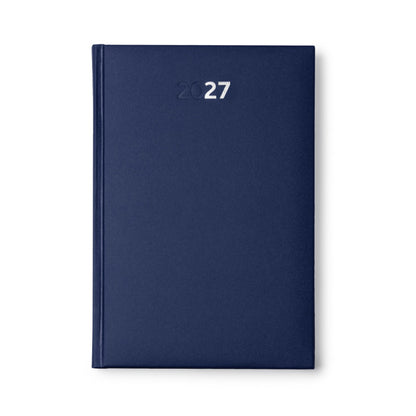 Stamina Horus PU and paper notebook A5 in navy blue, ready for logo printing