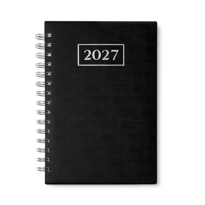 Stamina Hera PU and paper diary A5 in black, ready for logo printing