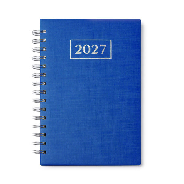 Stamina Hera PU and paper diary A5 in royal blue, ready for logo printing