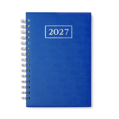 Stamina Hera PU and paper diary A5 in royal blue, ready for logo printing