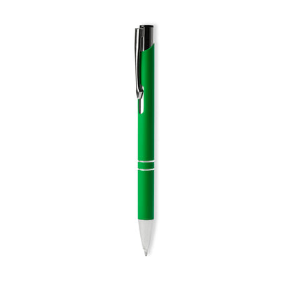 Stamina Norfolk aluminium ball pen in fern green, ready for logo printing