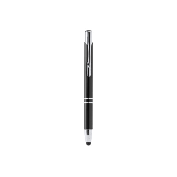 Stamina Kruger aluminium ball pen in black, ready for logo printing