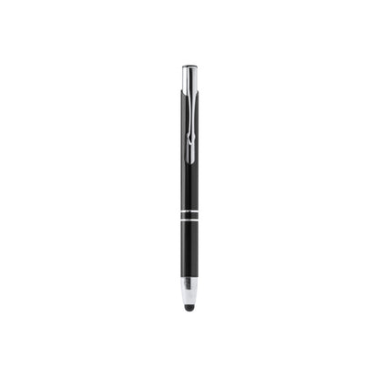 Stamina Kruger aluminium ball pen in black, ready for logo printing