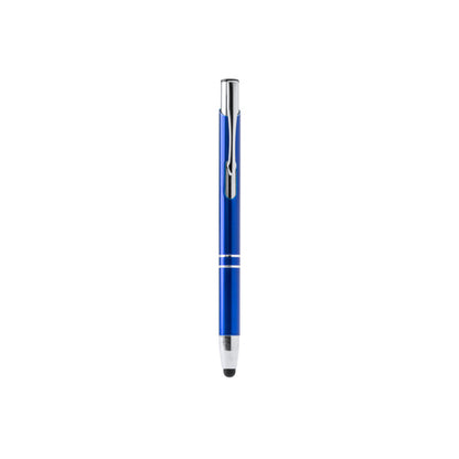Stamina Kruger aluminium ball pen in royal blue, ready for logo printing