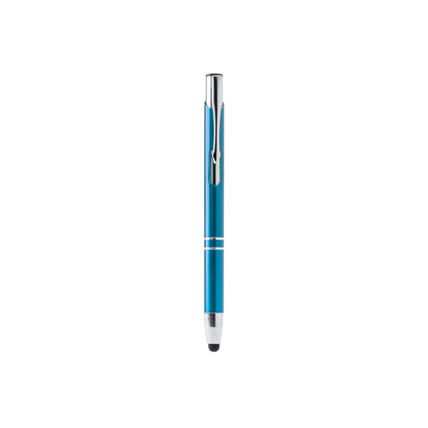 Stamina Kruger aluminium ball pen in light royal, ready for logo printing