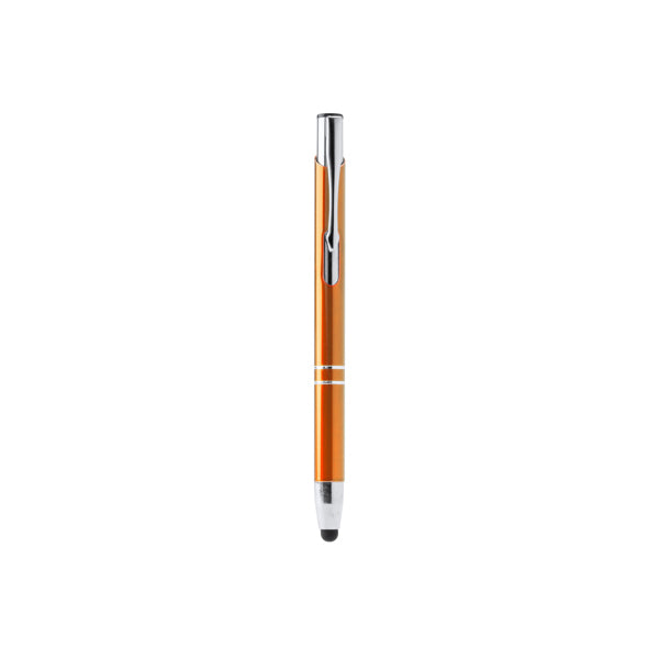 Stamina Kruger aluminium ball pen in orange, ready for logo printing