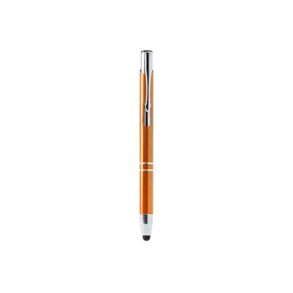 Stamina Kruger aluminium ball pen in orange, ready for logo printing