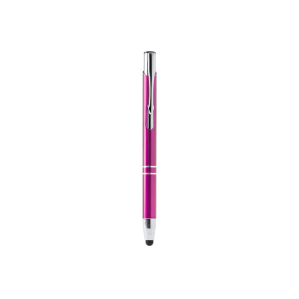 Stamina Kruger aluminium ball pen in fuchsia, ready for logo printing