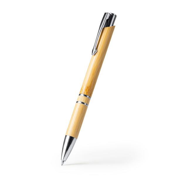 Stamina Besky bamboo ball pen, ready for laser engraving