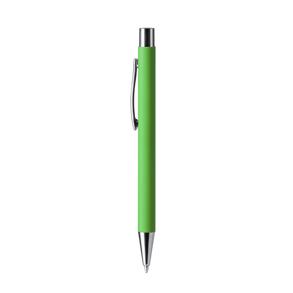 Stamina Dover push ball pen in fern green, ready for logo printing