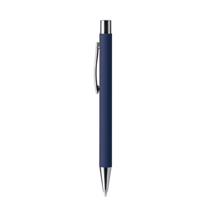 Stamina Dover push ball pen in navy blue, ready for logo printing