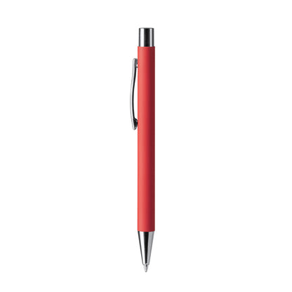 Stamina Dover push ball pen in red, ready for logo printing