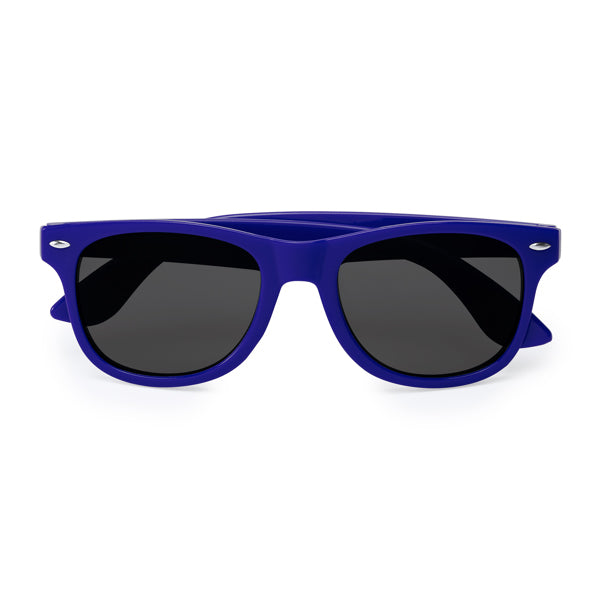 Stamina Brisa sunglasses with classic design in royal blue, ready for logo printing