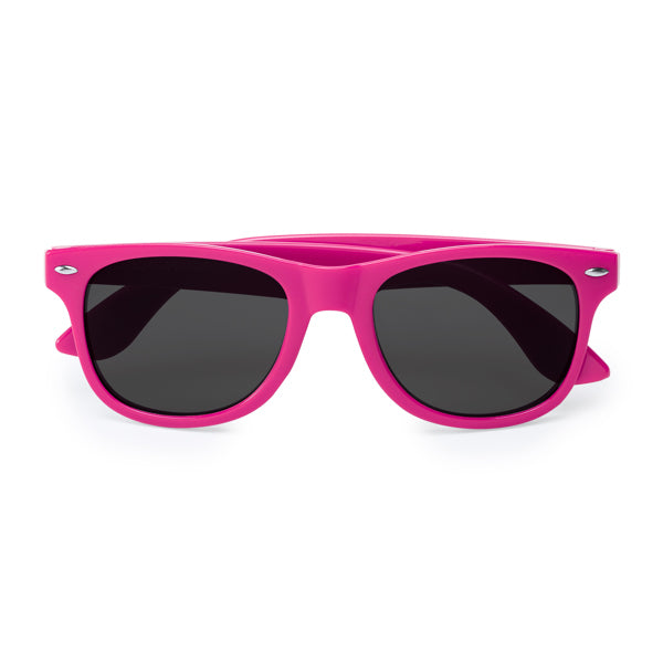 Stamina Brisa sunglasses with classic design in fuchsia, ready for logo printing