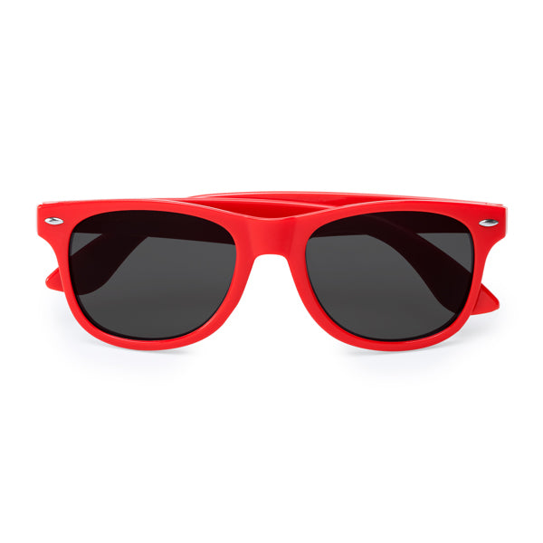 Stamina Brisa sunglasses with classic design in red, ready for logo printing