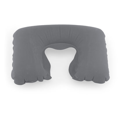 Stamina Ansar inflatable travel pillow in light grey, ready for logo printing