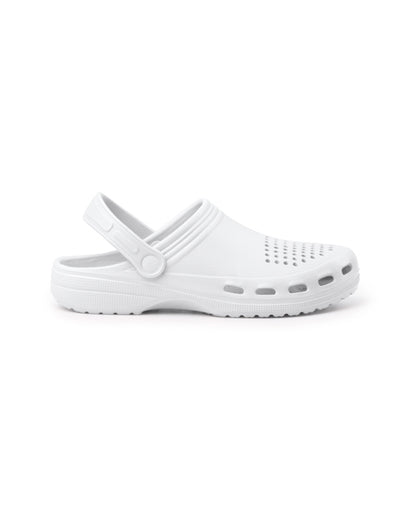 Roly WRK Dan unisex garment in white, ready for logo printing or embroidery