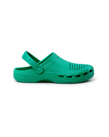 Roly WRK Dan unisex garment in lab green, ready for logo printing or embroidery
