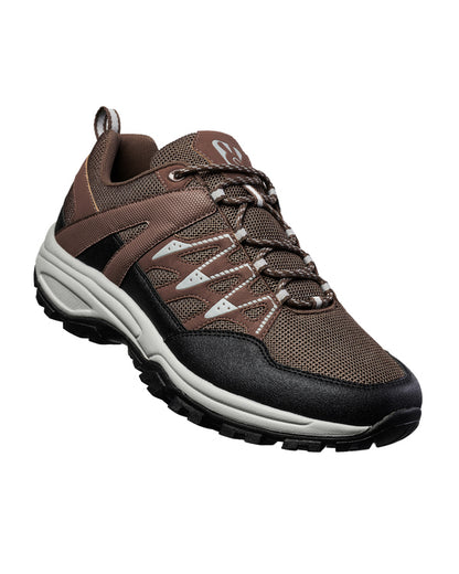 Roly WRK Megos unisex work trainers in black, alternative view, ready for logo printing or embroidery