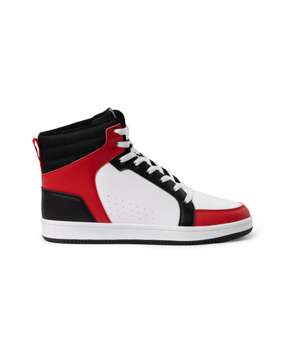 Roly WRK Space unisex work trainers in black/white/red, ready for logo printing or embroidery