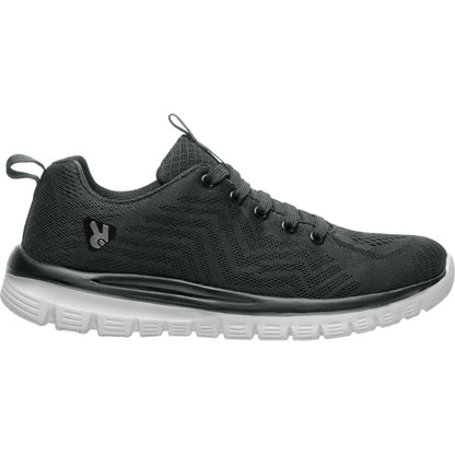 Roly WRK Woods unisex work trainers in ebony, ready for logo printing or embroidery