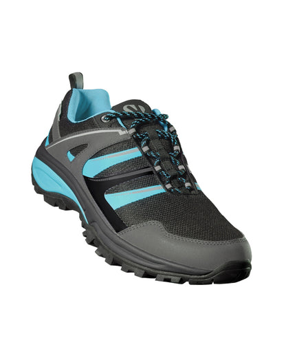 Roly WRK Marc unisex work trainers in black/fluor green, alternative view, ready for logo printing or embroidery