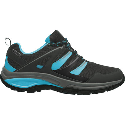 Roly WRK Marc unisex work trainers in ebony/turquoise, ready for logo printing or embroidery
