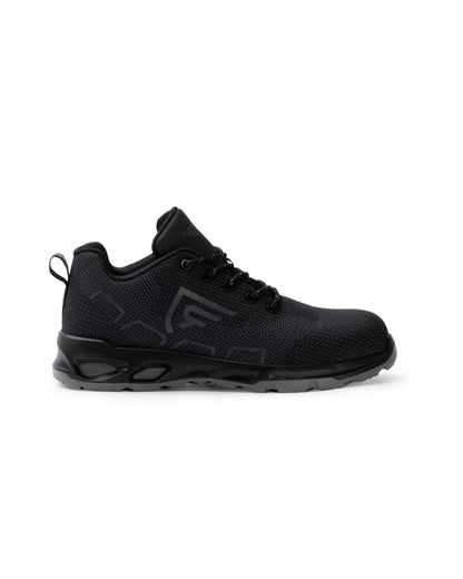 Roly WRK Ulmus unisex work shoes in black, ready for logo printing or embroidery