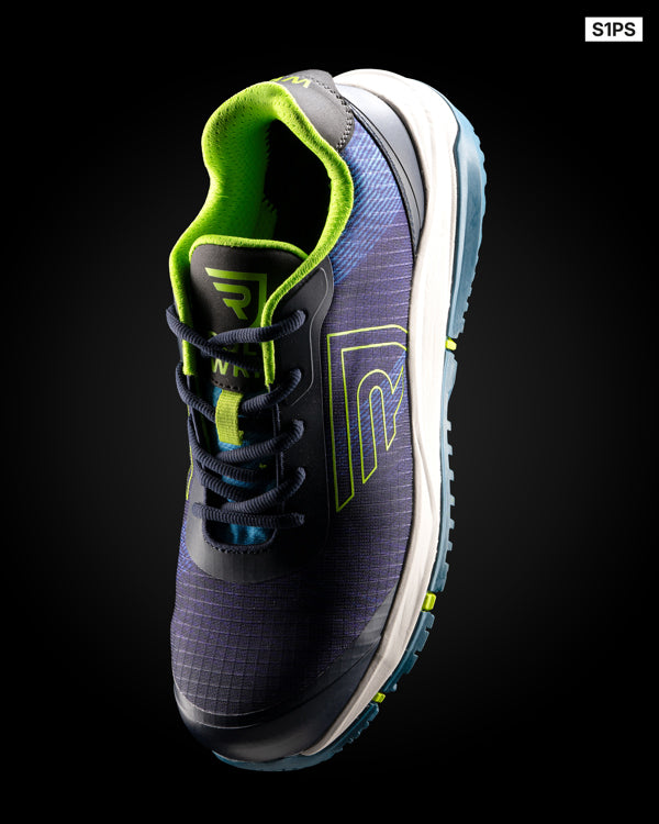 Roly WRK Vitinja unisex work shoes in aquamarine, alternative view, ready for logo printing or embroidery