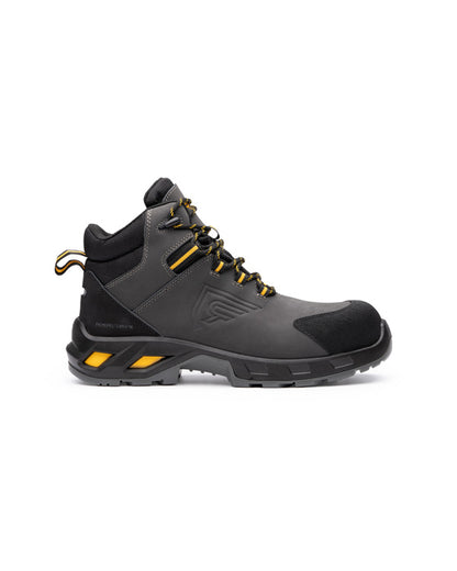 Roly WRK Lua unisex work boots in plomo/amarillo wrk, ready for logo printing or embroidery