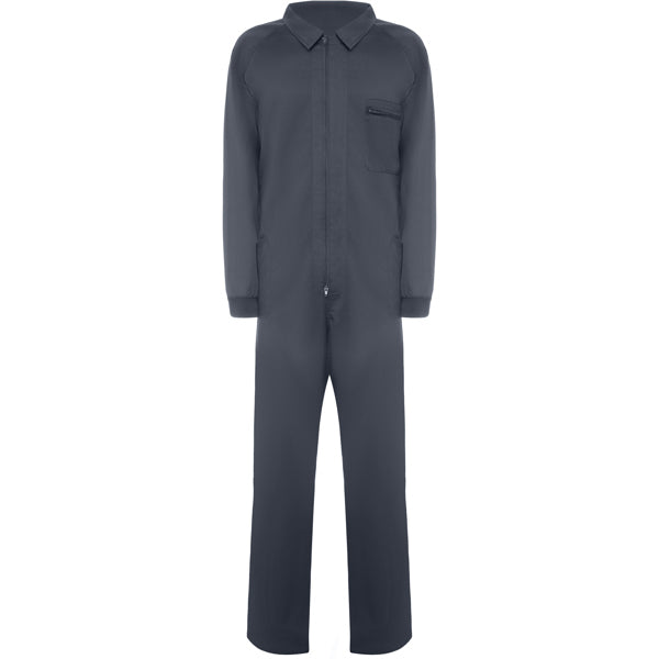 Roly WRK Jimmy unisex work overalls in lead, ready for logo printing or embroidery