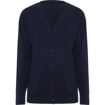 Roly WRK Explorer Woman women's cardigan in navy blue, ready for logo printing or embroidery