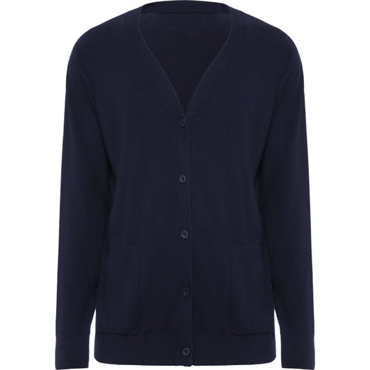 Roly WRK Explorer Woman women's cardigan in navy blue, ready for logo printing or embroidery