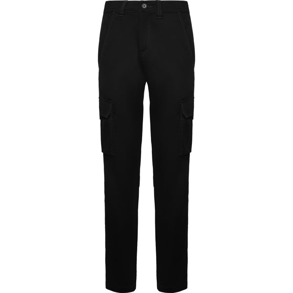 Roly WRK Daily Woman Stretch women's trousers in black, ready for logo printing or embroidery
