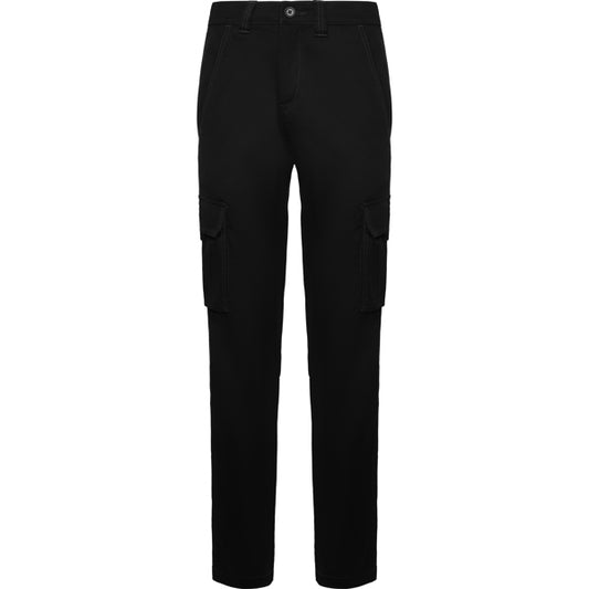 Roly WRK Daily Woman Stretch women's trousers in black, ready for logo printing or embroidery