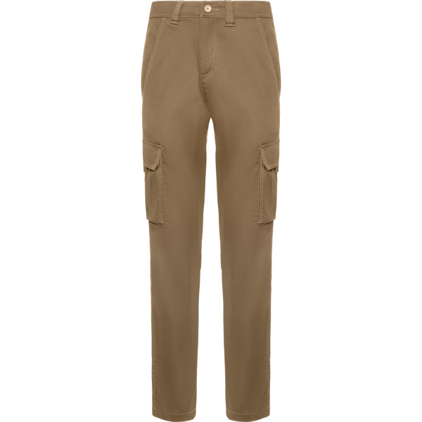 Roly WRK Daily Woman Stretch women's trousers in camel, ready for logo printing or embroidery