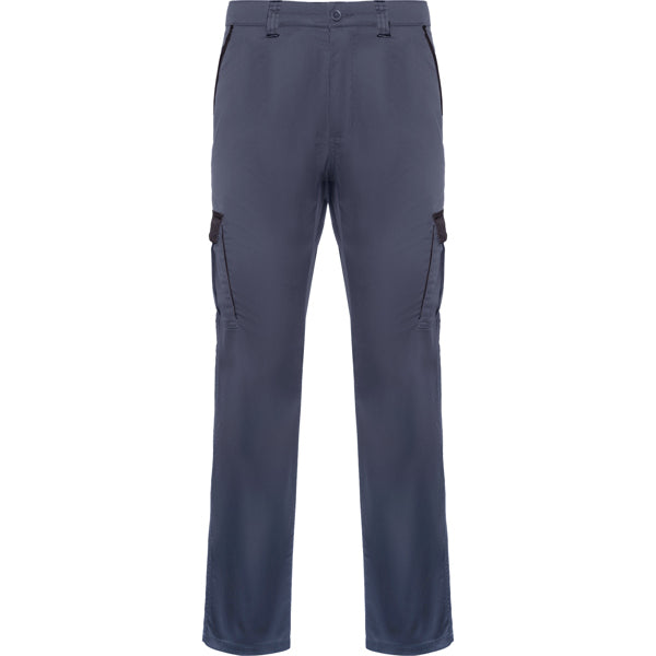 Roly WRK Trooper unisex trousers in lead/black, ready for logo printing or embroidery